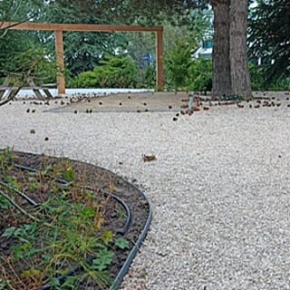 Biergarden, Jeu des boules baan en Osmanthus wolken