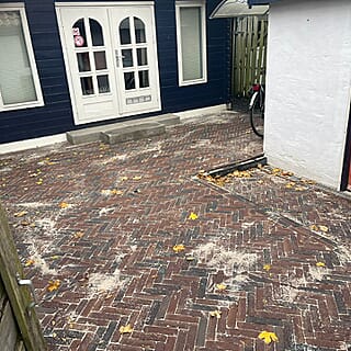 Tuin met hoogte verschillen