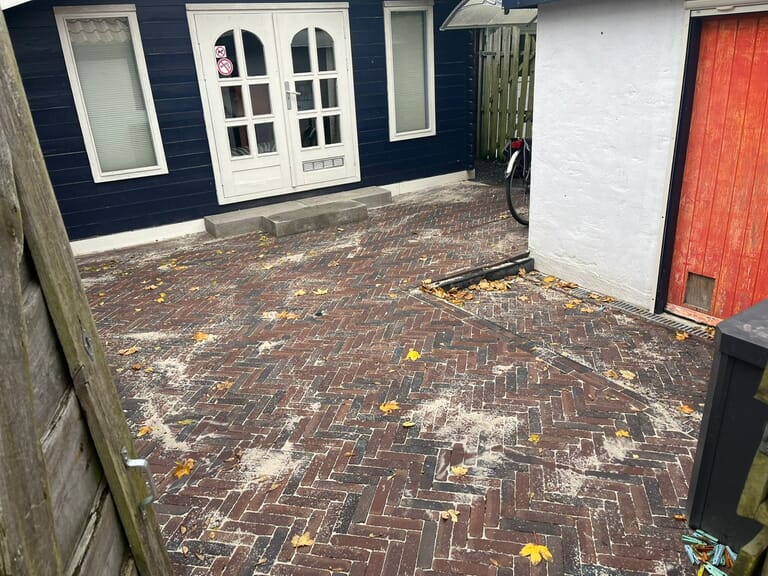 Tuin met hoogte verschillen