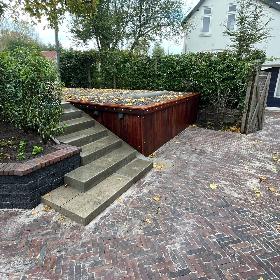 Project: Tuin met hoogte verschillen