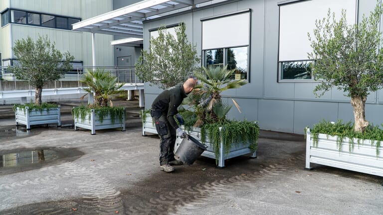 Groen onderhoud van meerdere bedrijventerreinen