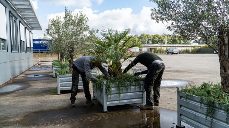 Groen onderhoud van meerdere bedrijventerreinen