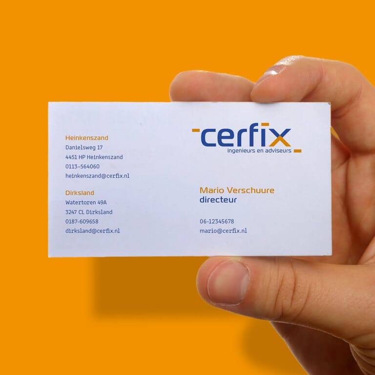 cerfix visitekaartje