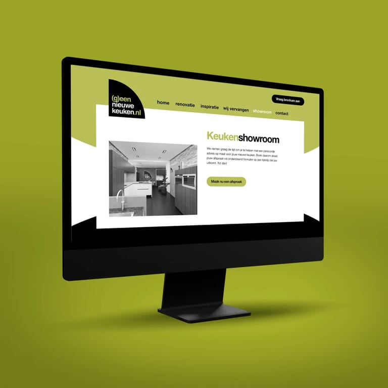 Website GeenNieuweKeuken