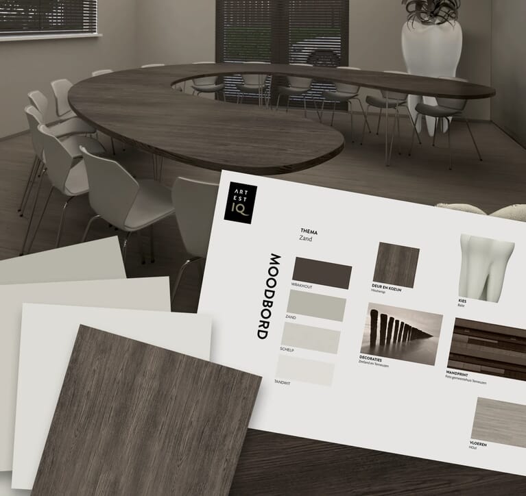 Een visualisatie van een kamer