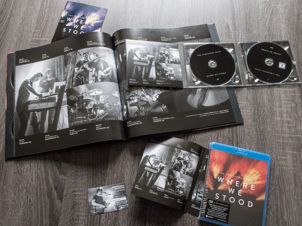 Concertfotografie van Ramon in artwork live opnamen The Pineapple Thief