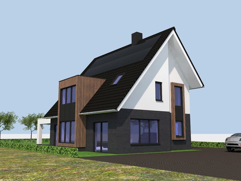1e paal geslagen nieuwbouw woning Tholen