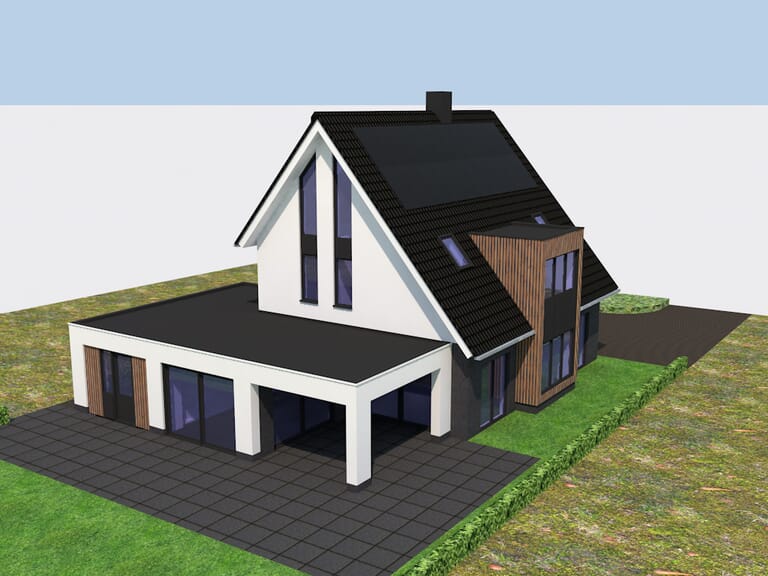 1e paal geslagen nieuwbouw woning Tholen