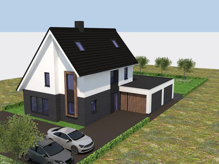 1e paal geslagen nieuwbouw woning Tholen