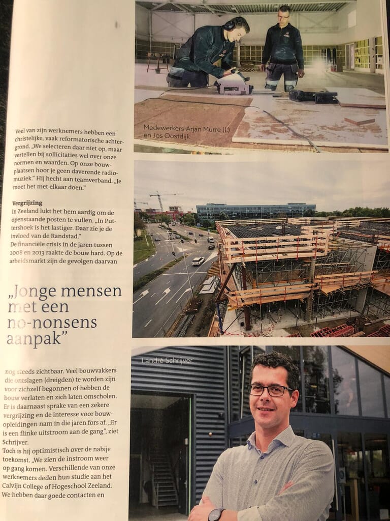 Instroom in de bouw neemt weer toe