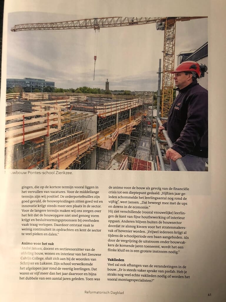 Instroom in de bouw neemt weer toe