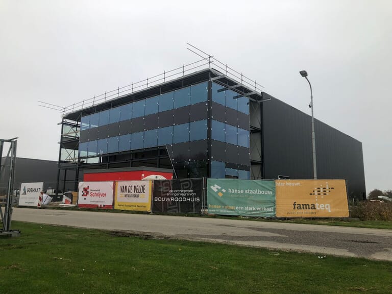 Nieuwbouw bedrijfspand Famateq Yerseke
