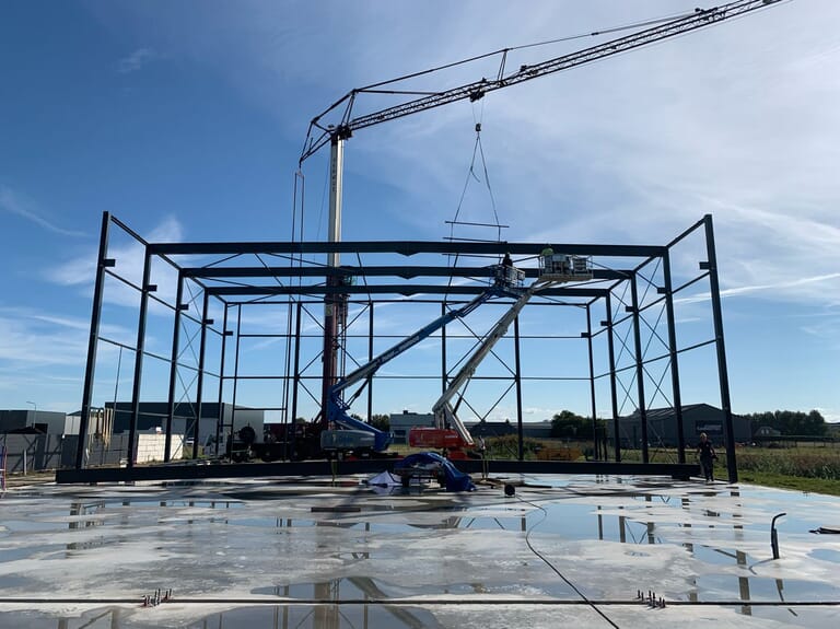 Nieuwbouw bedrijfspand Famateq Yerseke