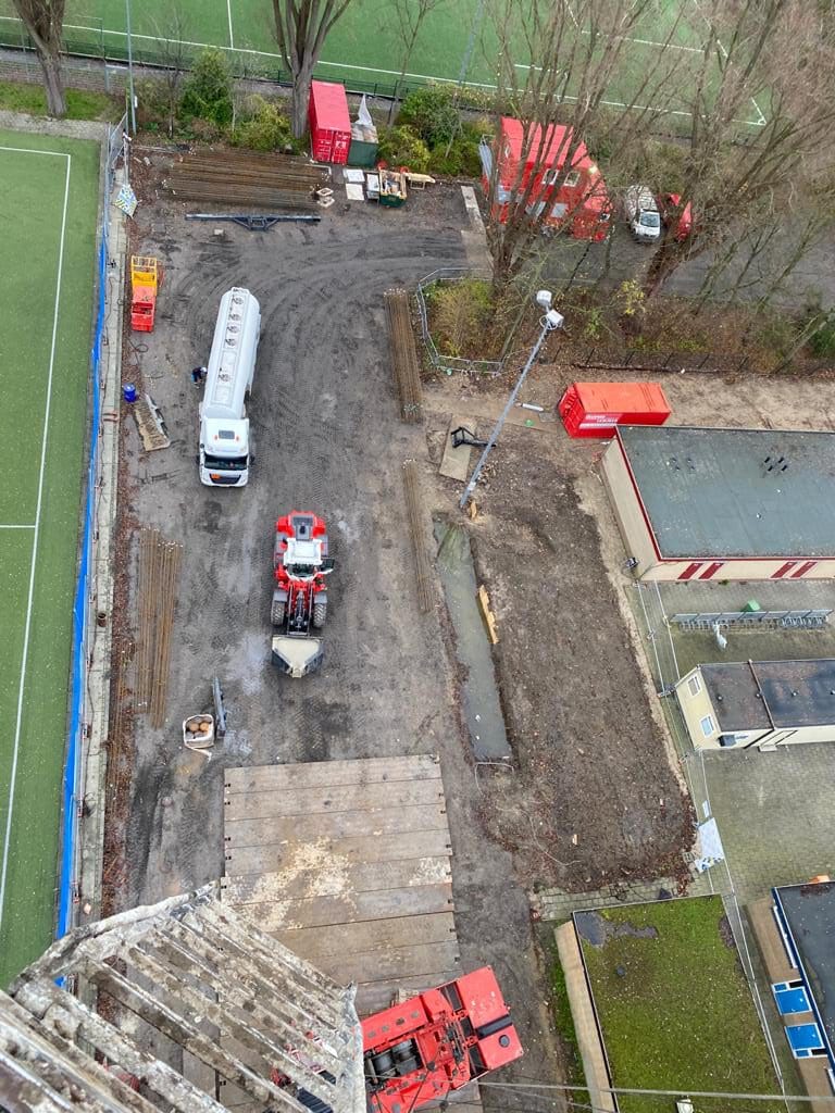 Nieuwbouw 'LMO en IJvv de Zwervers' in Rotterdam