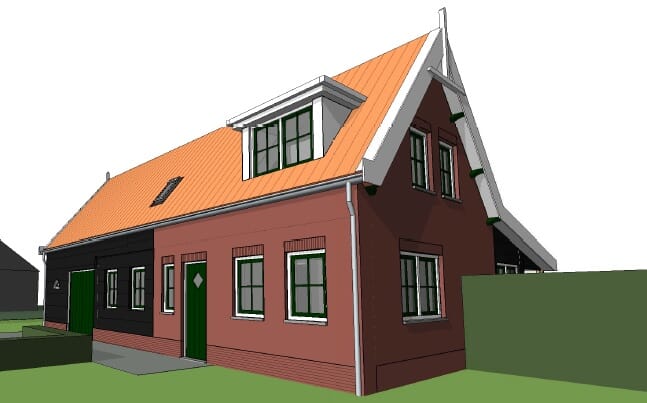 Oplevering boerderijwoning Oud-Vossemeer