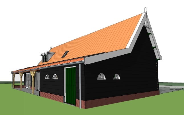 Oplevering boerderijwoning Oud-Vossemeer