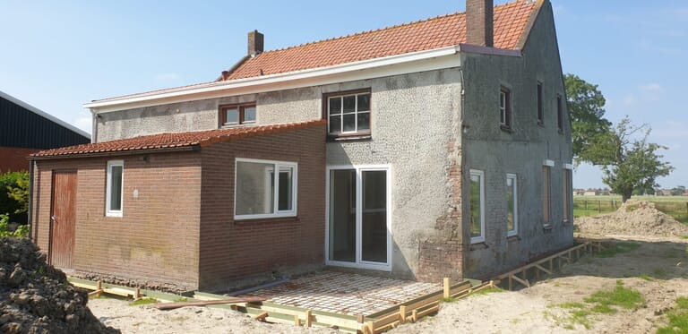 Verbouwing woonboerderij Hoek