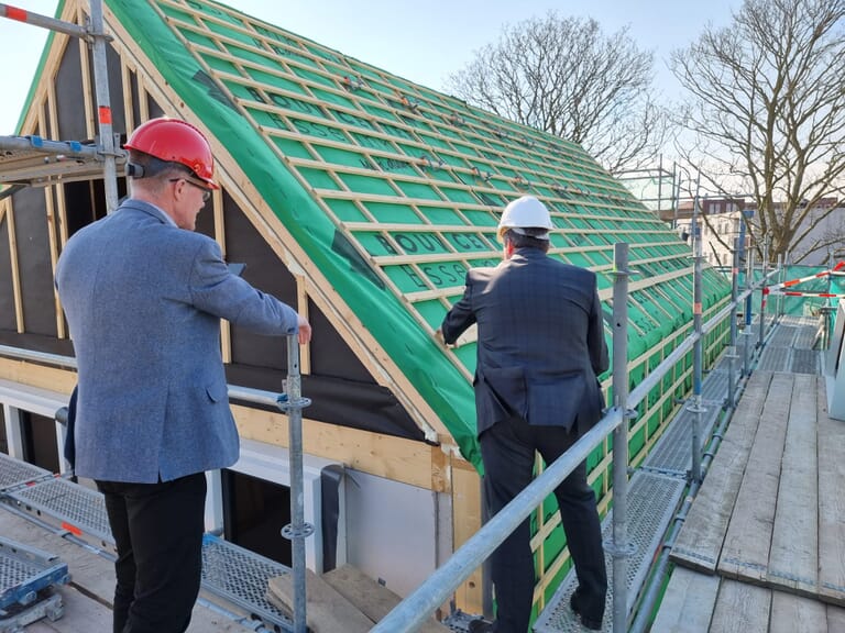 Hoogste punt bereikt nieuwbouwproject "Dijckstaete Ridderkerk"