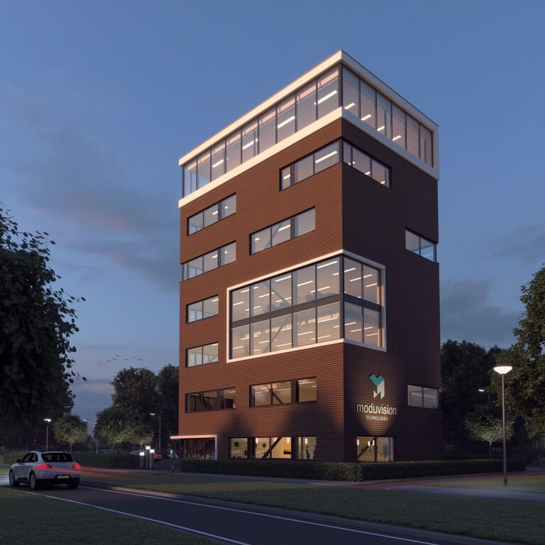 Oplevering kantoortoren en bedrijfsgebouwen "Scheldezicht" in Vlissingen