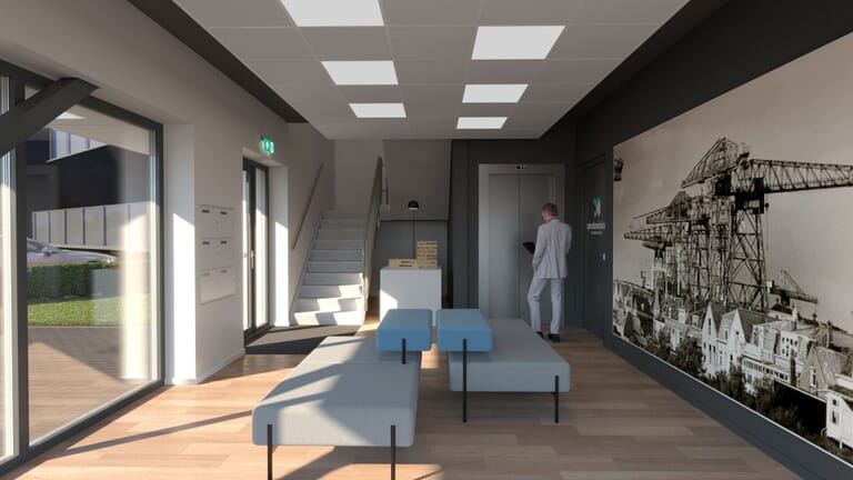 Oplevering kantoortoren en bedrijfsgebouwen "Scheldezicht" in Vlissingen