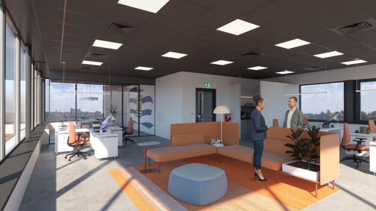 Oplevering kantoortoren en bedrijfsgebouwen "Scheldezicht" in Vlissingen