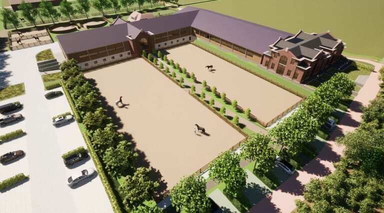 Nieuwbouw Manege de Wolfshoeve te Huijbergen