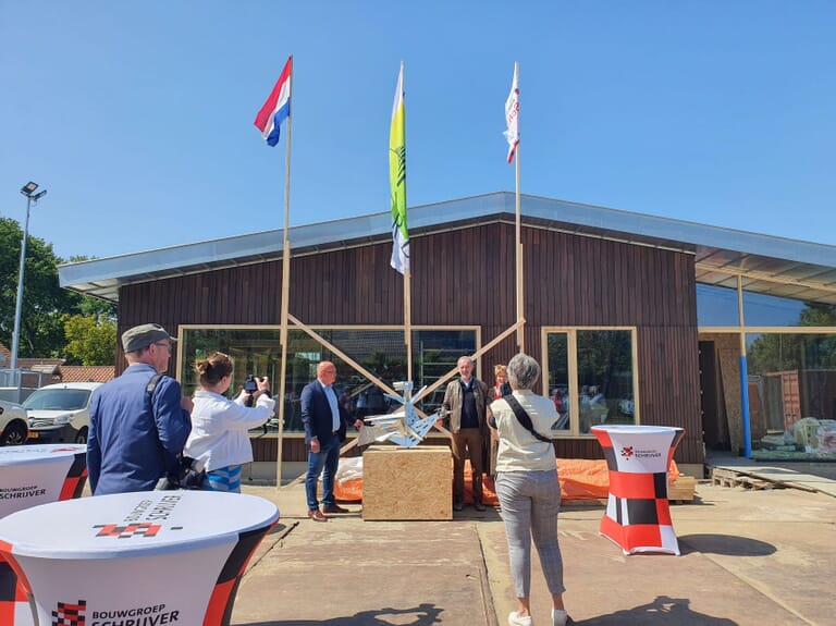 Hoogste punt nieuwbouwproject MFA Aagtekerke