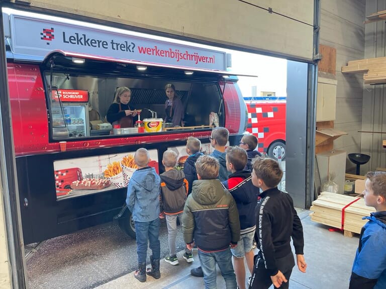 Werken in de bouw - bezoek leerlingen basisschool