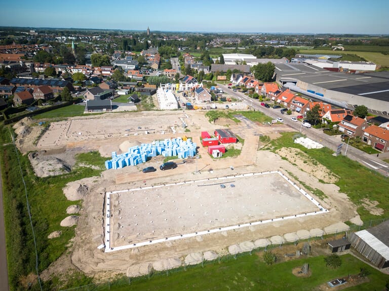 Nieuwbouw Aldi, Action en Fruitshop Kapelle