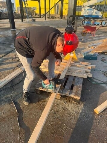 Meeloopdag in de bouw