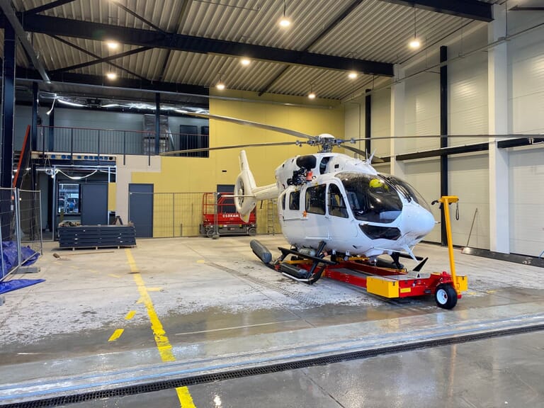 Update helikopterhangar