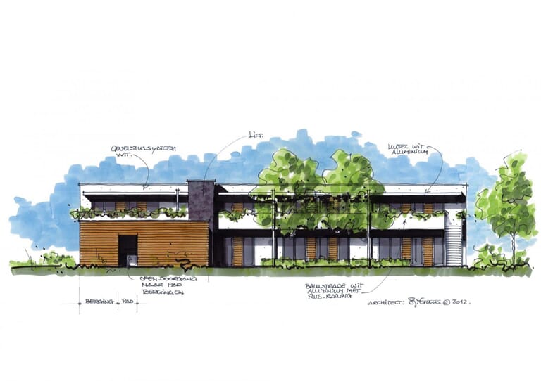8 appartementen Van Leeuwenhoeklaan Kruiningen
