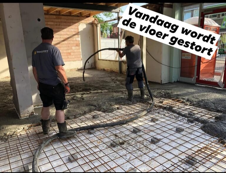 Verbouwing winkelpand Ben van der Heiden Halsteren