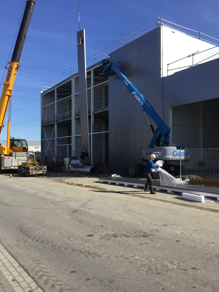 Nieuwbouw bedrijfspand Adri&Zn Yerseke #Breeam