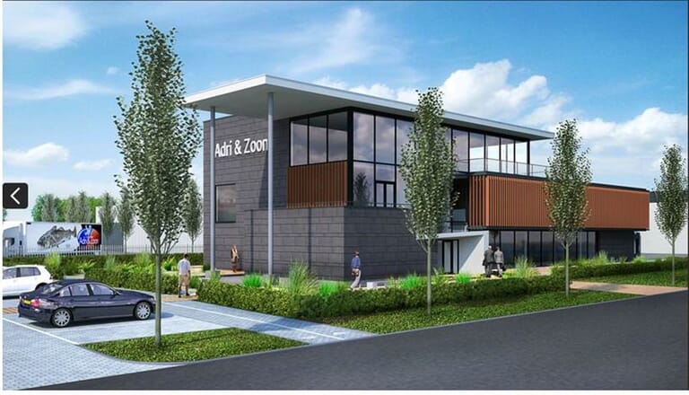 Nieuwbouw bedrijfspand Adri&Zn Yerseke #Breeam