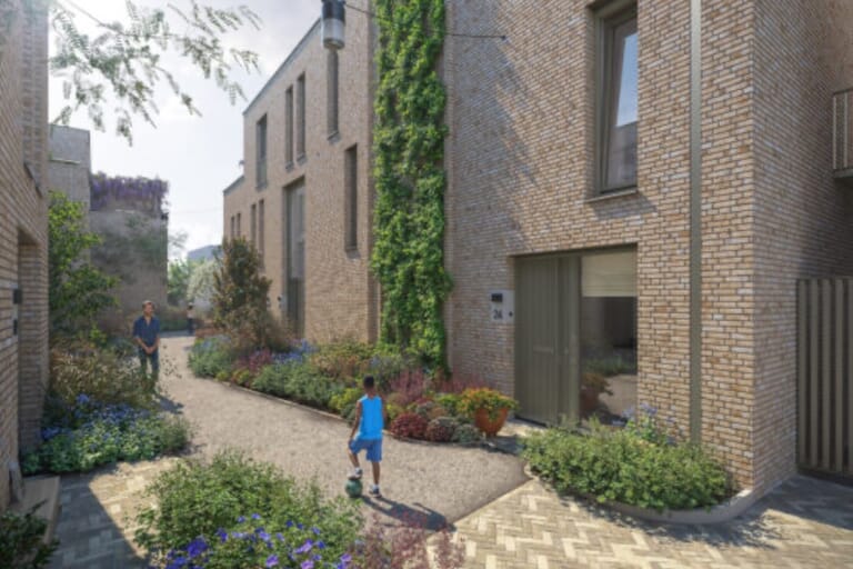 Sloop Korenpassage officieel van start, ruimte voor 26 stadswoningen.