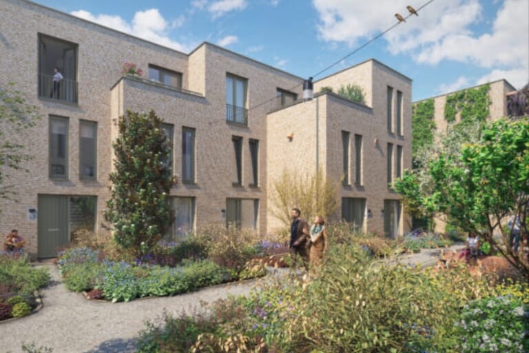 Sloop Korenpassage officieel van start, ruimte voor 26 stadswoningen.