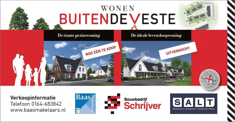 Oplevering woningen Buiten de Veste Steenbergen