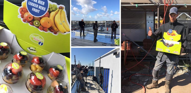 Extra vitamines voor onze vakmannen op de bouw!