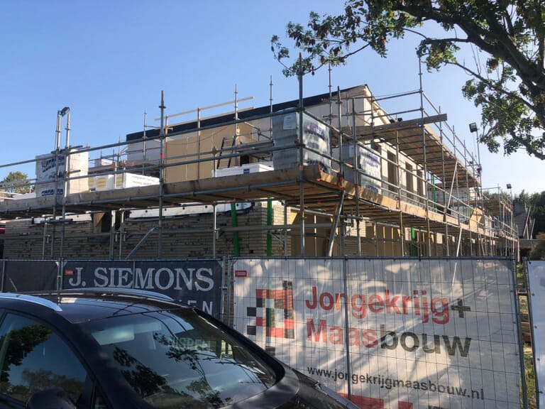 Hoogste punt 4 woningen Oudenbosch