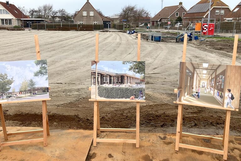 Op een heel bijzondere manier is de eerste paal geslagen voor het nieuwe MFA in Westkapelle