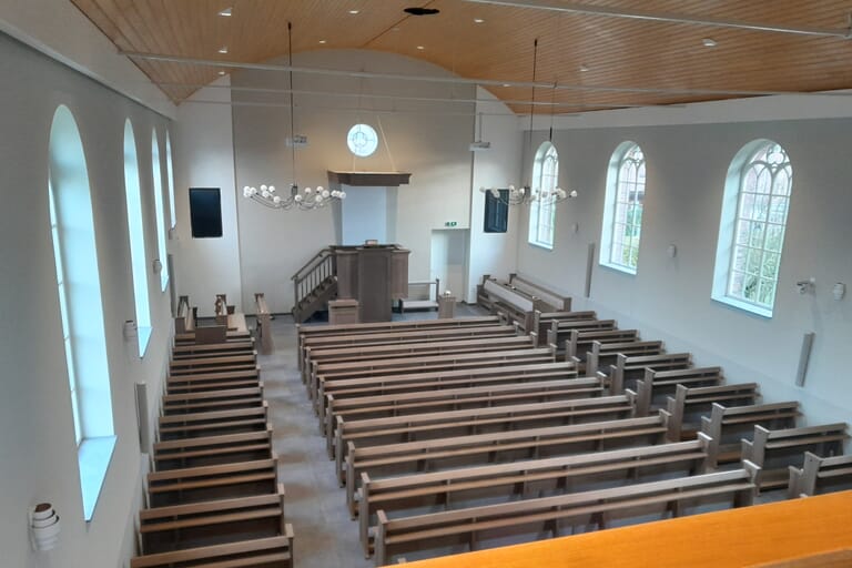 De Christelijke Gereformeerde Kerk in Zaamslag is vernieuwd