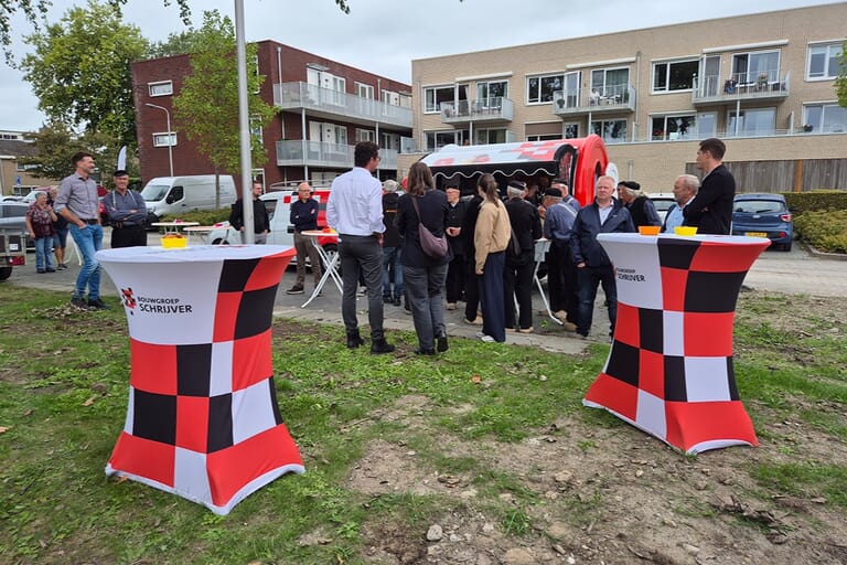 Eerste paal Churchilllaan Middelburg