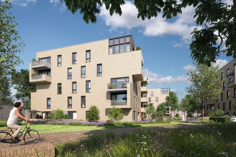 Eerste paal Churchilllaan Middelburg