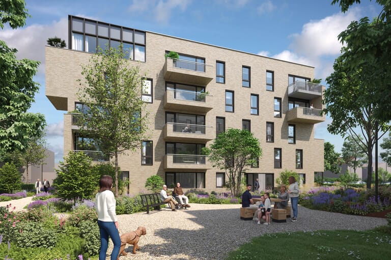 Eerste paal Churchilllaan Middelburg