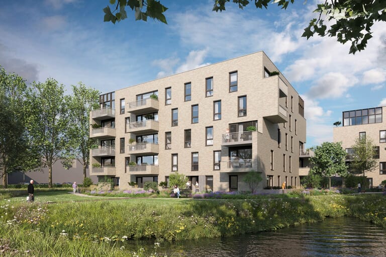 Eerste paal Churchilllaan Middelburg
