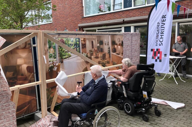 Feestelijk (ver)bouw-startmoment bij Eben Haëzer