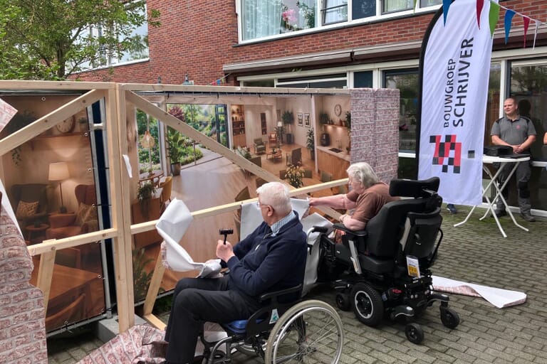 Feestelijk (ver)bouw-startmoment bij Eben Haëzer