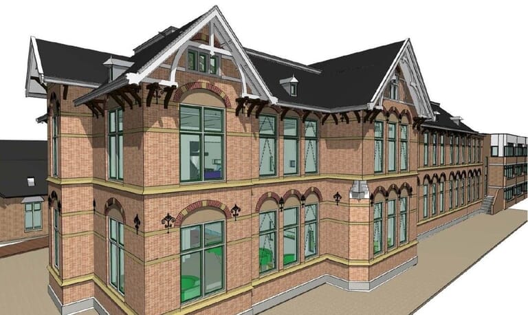 Restauratie monumentaal schoolgebouw ’t Rijks Bergen op Zoom