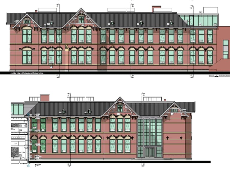 Restauratie monumentaal schoolgebouw ’t Rijks Bergen op Zoom